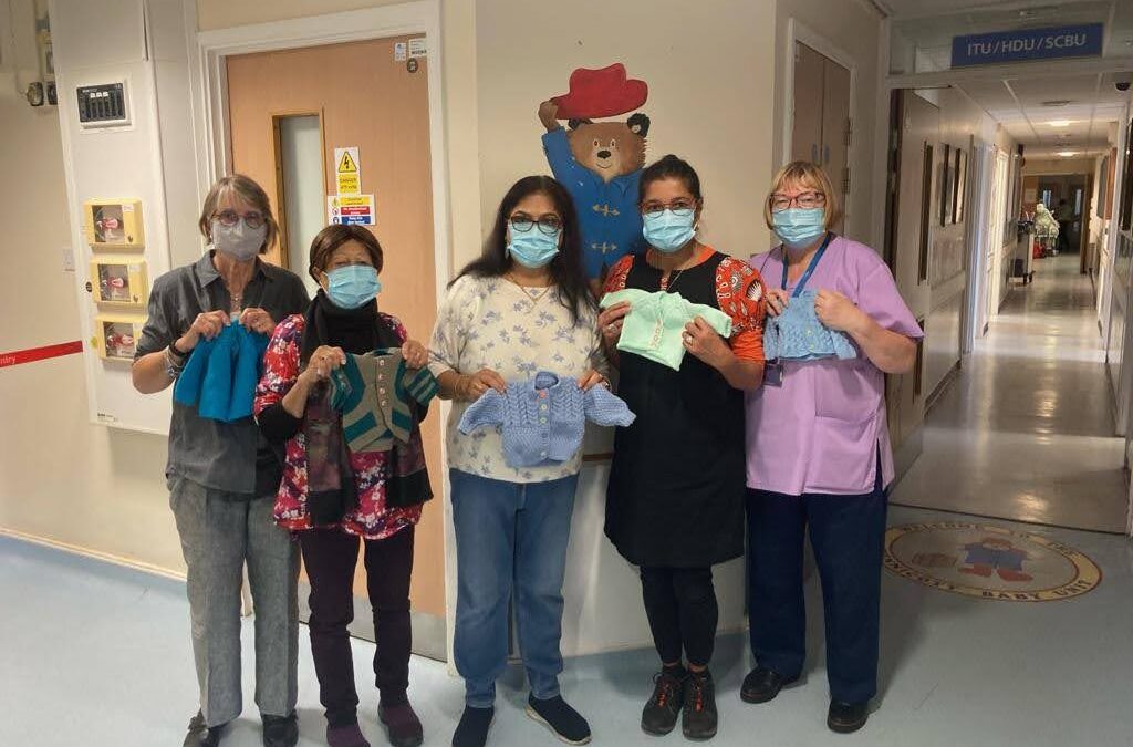 Crickleknitters Knit Baby Hats for Winnicott Neonatal Unit